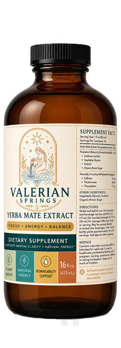 Valerian Springs Yerba Mate Extract